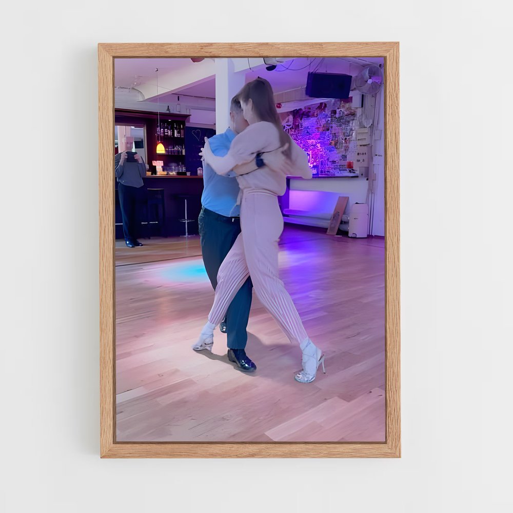Poster Tango Sous Le Vent – affiche Danse (vue 4)